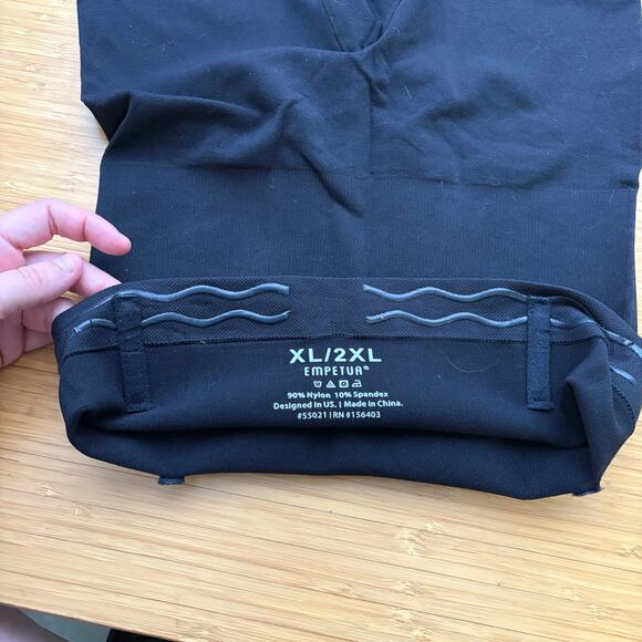 Shapermint Empetua Black XL/XXL High Waisted Shaper Shorts 55021 Shapewear Light - Picture 4 of 7